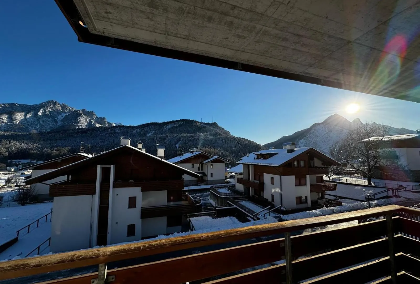 Апартаменты Appartamento Vista Dolomiti Пьеве-ди-Кадоре